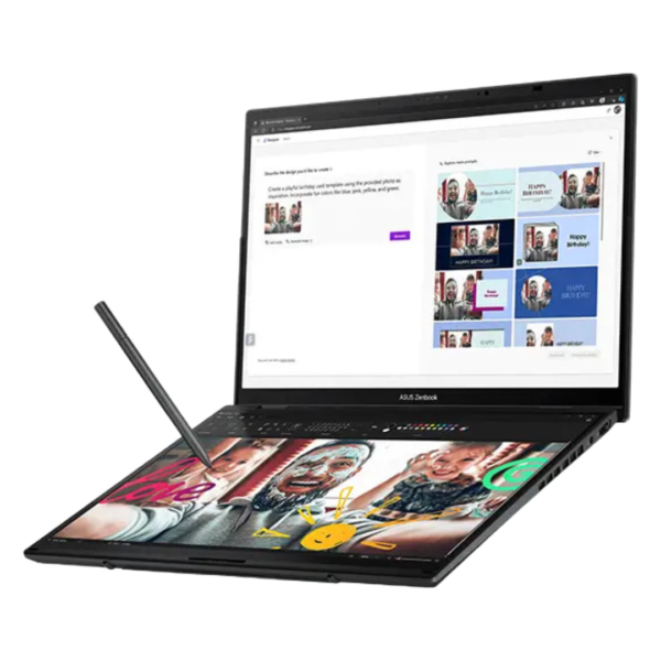 ASUS ZENBOOK DUO UX8406MA Ultra 7-155H 14"OLED WQXGA 32 Go 1 To SSD W11P INKWELL GREY 24M